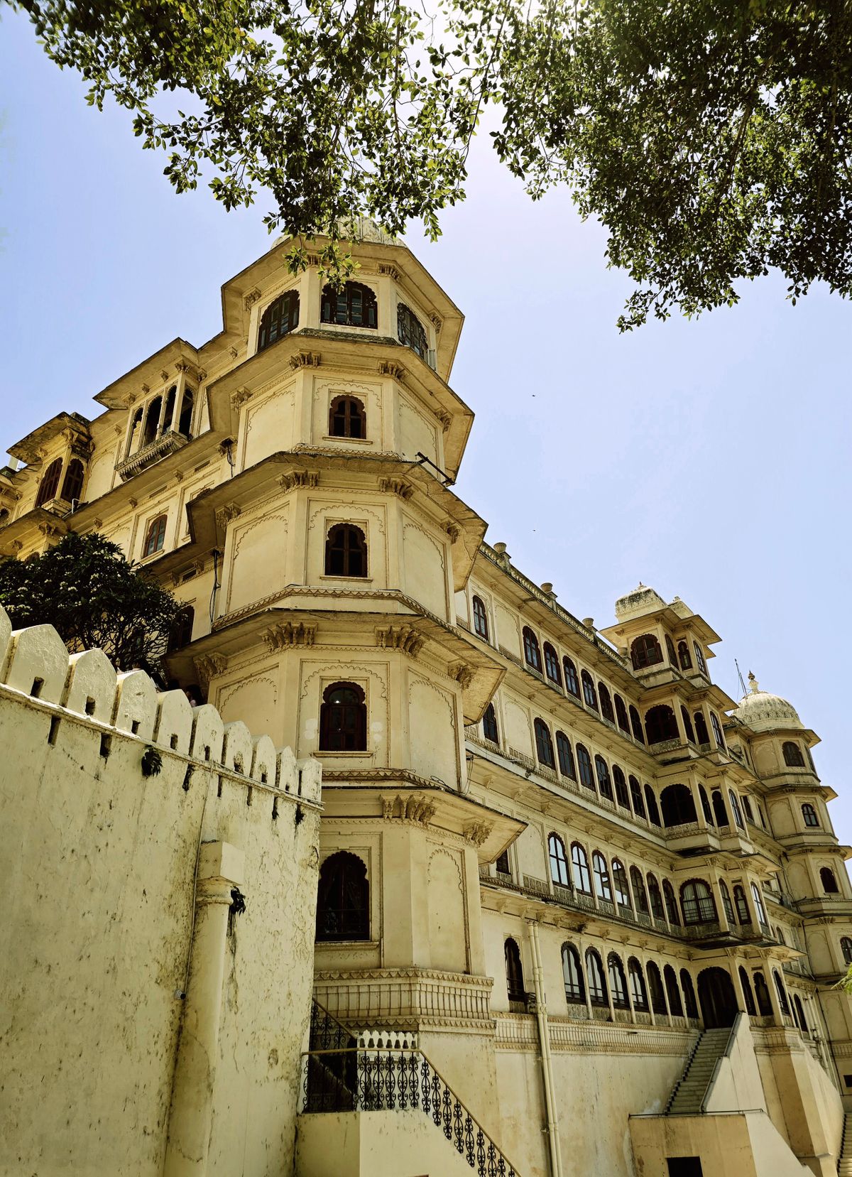 City Palace architecture in Udaipur